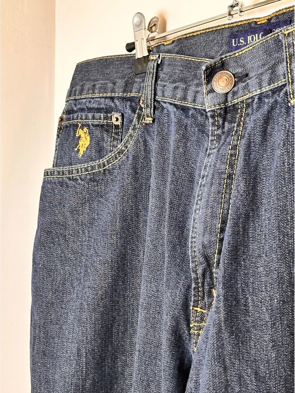 U.S. Polo Assn Men’s Jeans 38x30 Blue Denim Straight Leg Classic Fit
